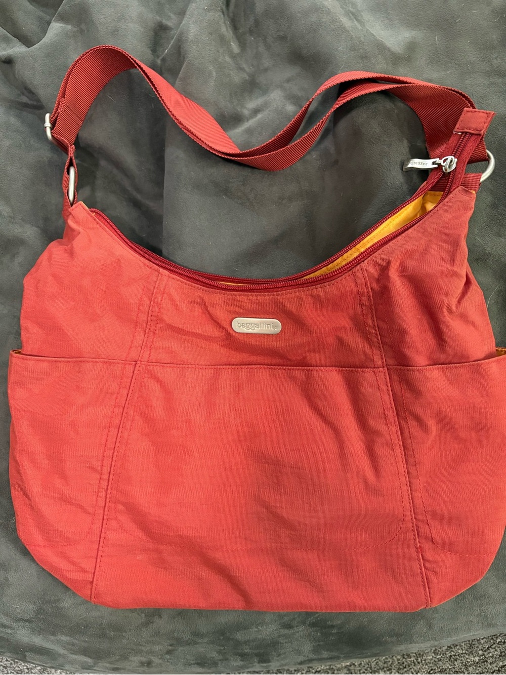 Baggallini Red Hobo tote